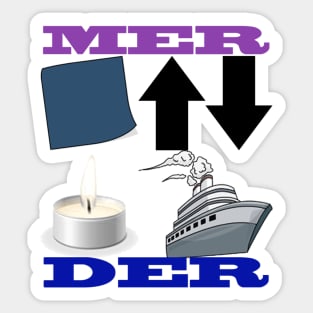 MerDer Sticker